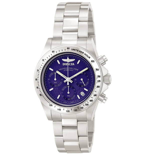 Reloj INVICTA Professional Speedway Blue Silver 200metros (9329)