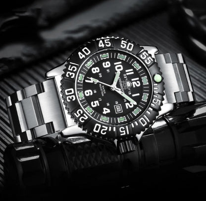 Reloj ADDIESDIVE Estilo Militar Acero Inox 50 Metros