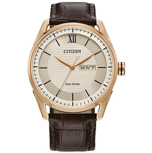 Reloj CITIZEN Eco-Drive Classic Brown (AW0082-01A)