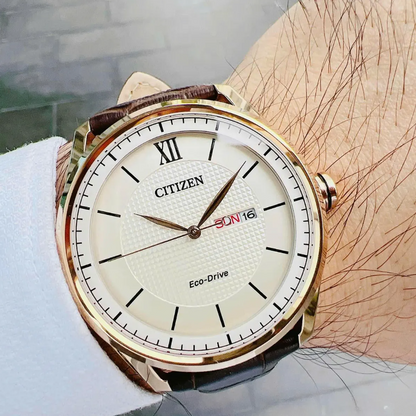 Reloj CITIZEN Eco-Drive Classic Brown (AW0082-01A)