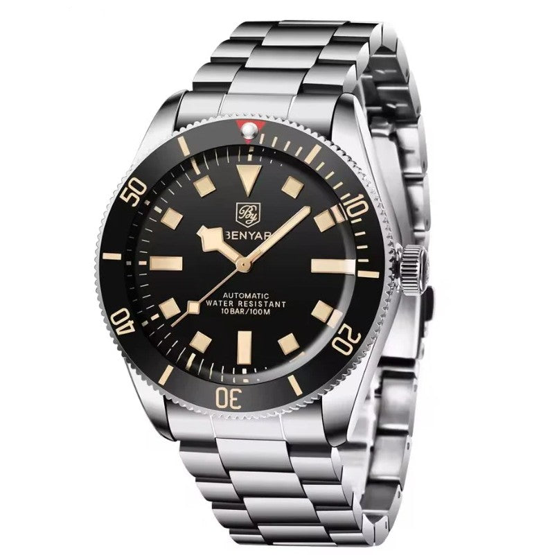 Reloj BENYAR Black Bay Automático 42mm (BY-5179M)