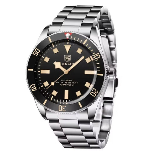 Reloj BENYAR Black Bay Automático 42mm (BY-5179M)