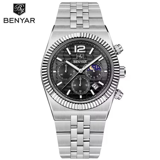 Reloj BENYAR Ejecutivo Cronógrafo Black