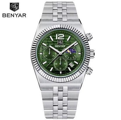 Reloj BENYAR Ejecutivo Cronógrafo Green