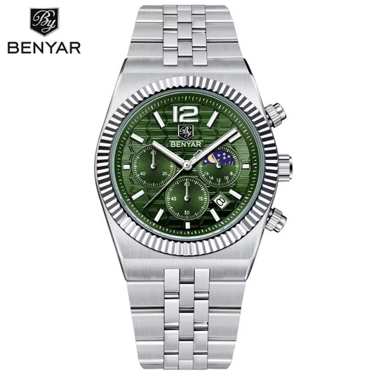 Reloj BENYAR Ejecutivo Cronógrafo Green