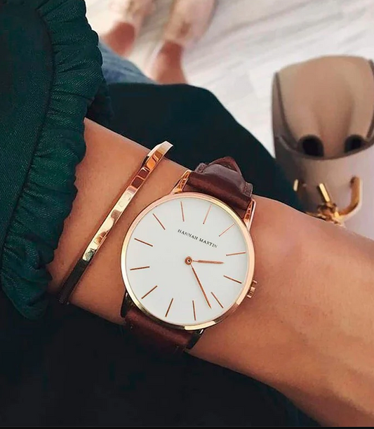 Reloj HANNAH MARTIN Leather Classic