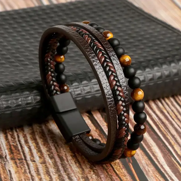 Pulsera de Cuero Casual