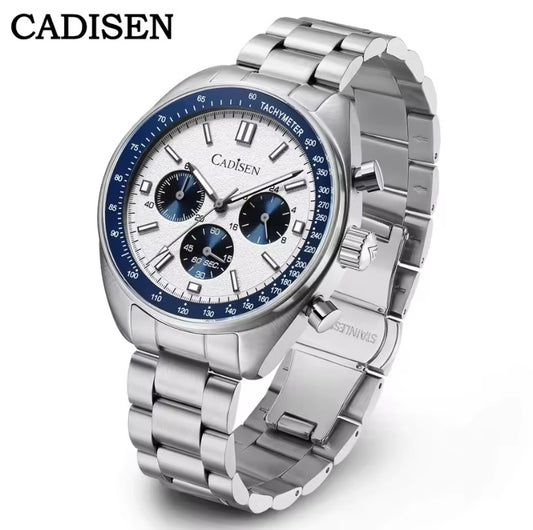 Reloj CADISEN Estilo Panda Blue White
