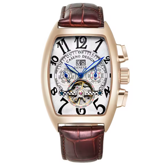 Reloj CASENO Automatico Tourbillon Clasico Original
