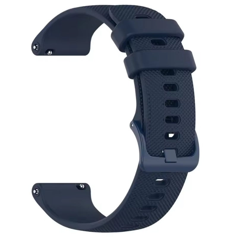 Correa Silicona Rug 20mm Negro | Azul