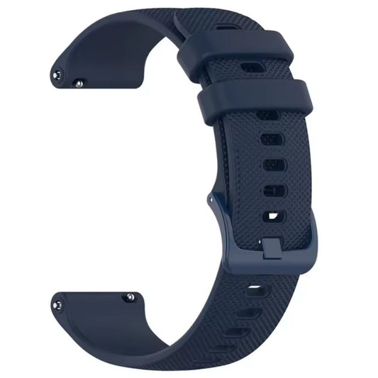 Correa Silicona Rug 20mm Negro | Azul