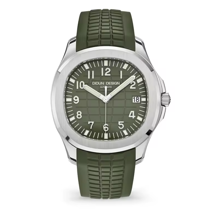 Reloj Automático Mecánico DIDUN Inspiración Aquanut Green