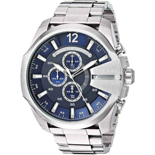 Reloj DIESEL Mega Chief Silver Blue DZ4417 51mm