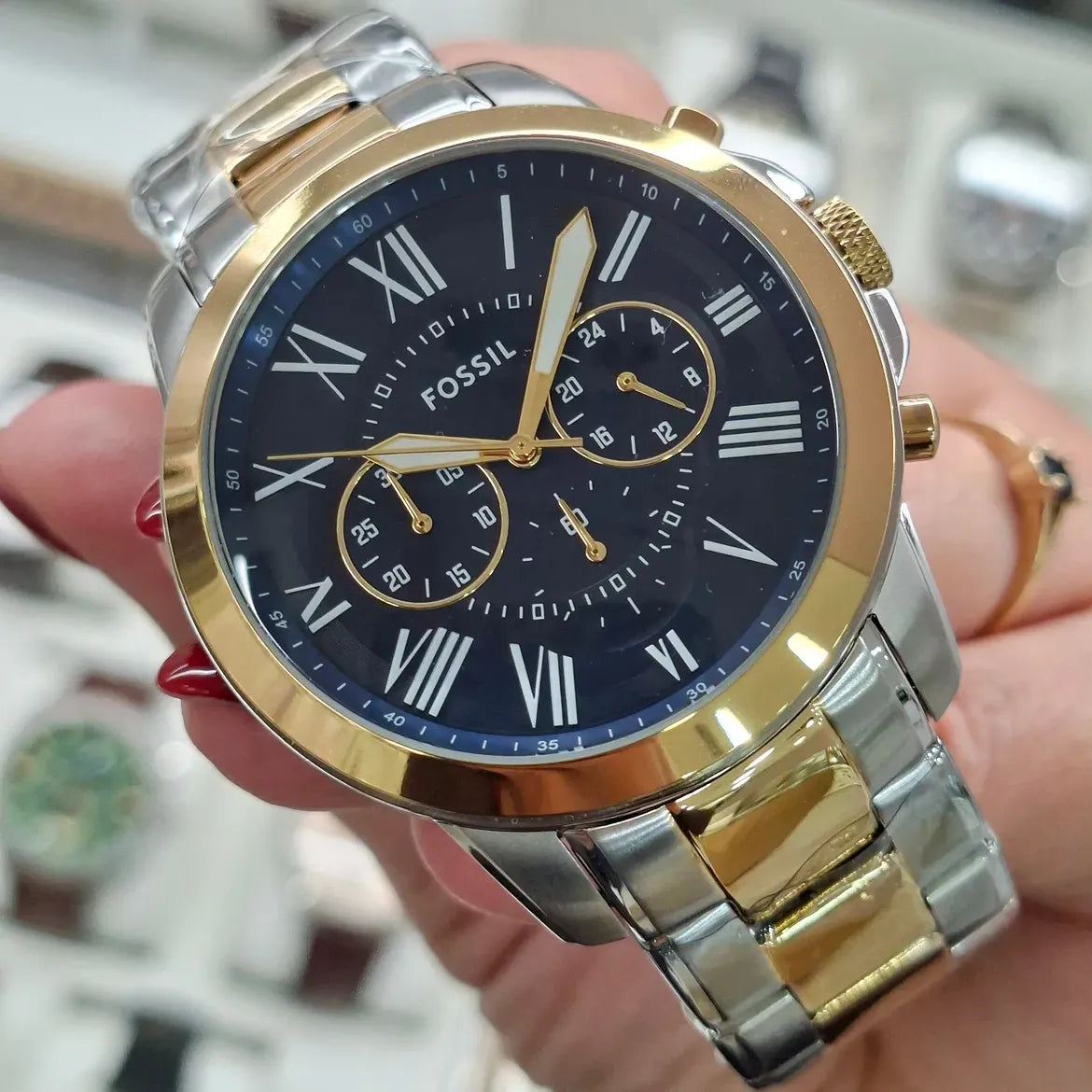 Reloj FOSSIL Grant Chronograph Stainless (FS6132)