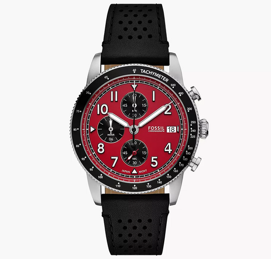 Reloj FOSSIL Sport Tourer Esfera Roja Cronógrafo (FS6086)