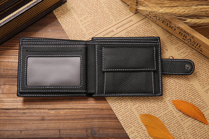 Billetera JINBAOLAI de Cuero Classic Elegant