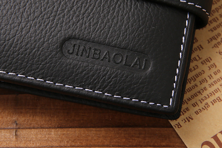 Billetera JINBAOLAI de Cuero Classic Elegant
