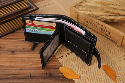 Billetera JINBAOLAI de Cuero Classic Elegant