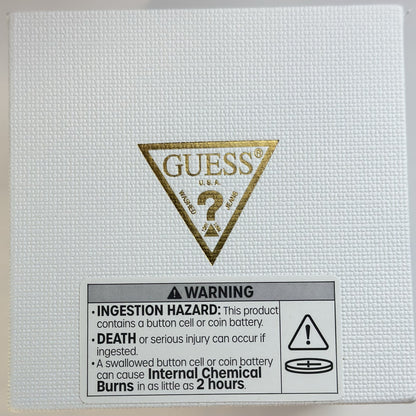 Reloj GUESS Oasis U0366G2 Genuino SilverAzul Multifuncional 100M