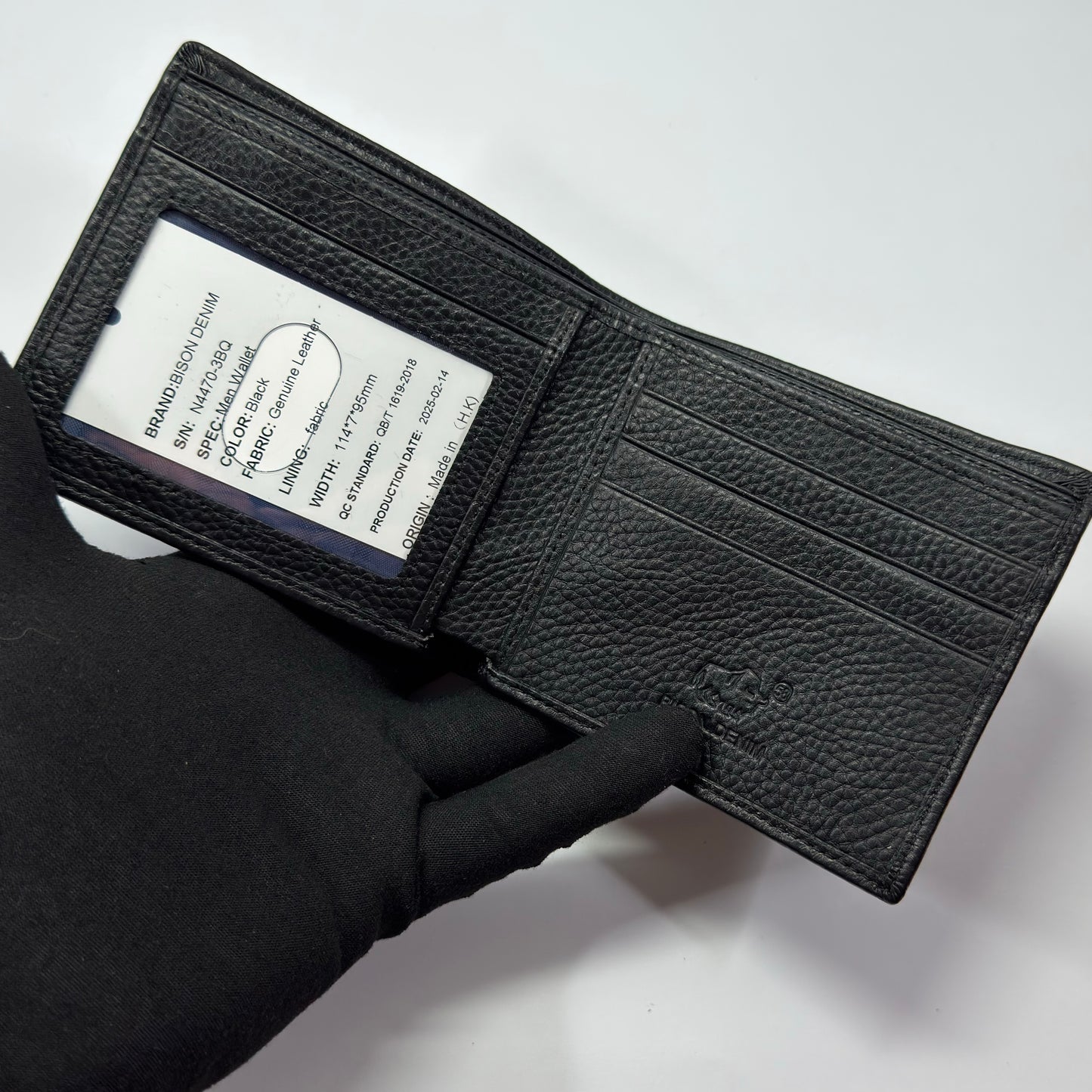 Billetera BISON DENIM Cuero Genuino