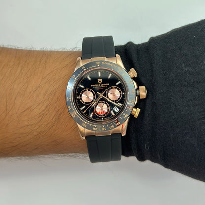 Reloj PAGANI DESIGN Daytona Black Rose (PD1664) Original