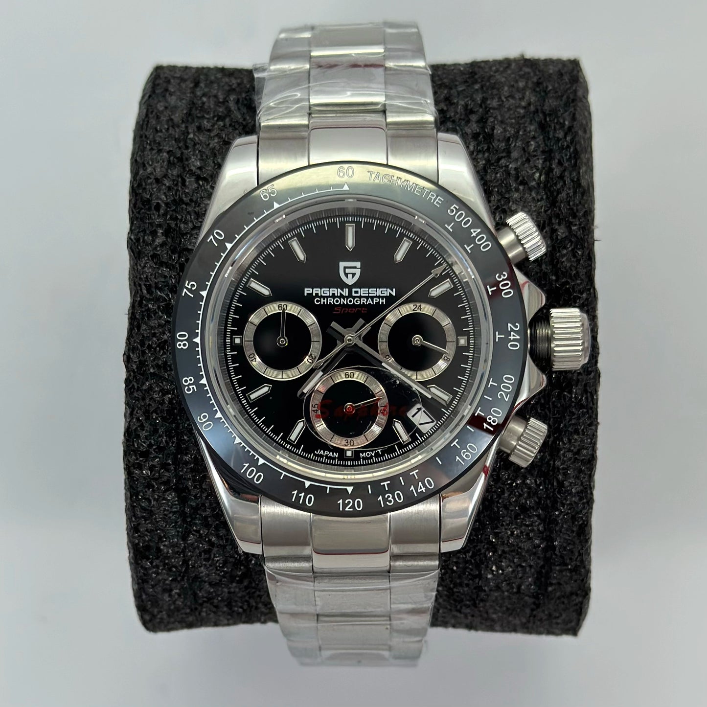 Reloj PAGANI DESIGN Daytona Panda Black Acero (PD1644)