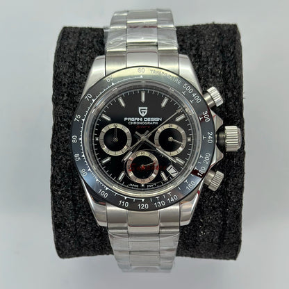 Reloj PAGANI DESIGN Daytona Panda Black Acero (PD1644)