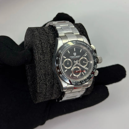 Reloj PAGANI DESIGN Daytona Panda Black Acero (PD1644)