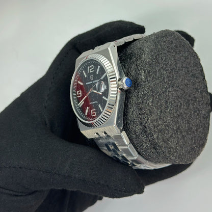Reloj Automático PAGANI DESIGN Inspiración Land-Dweller Plata Black (PDYS027)