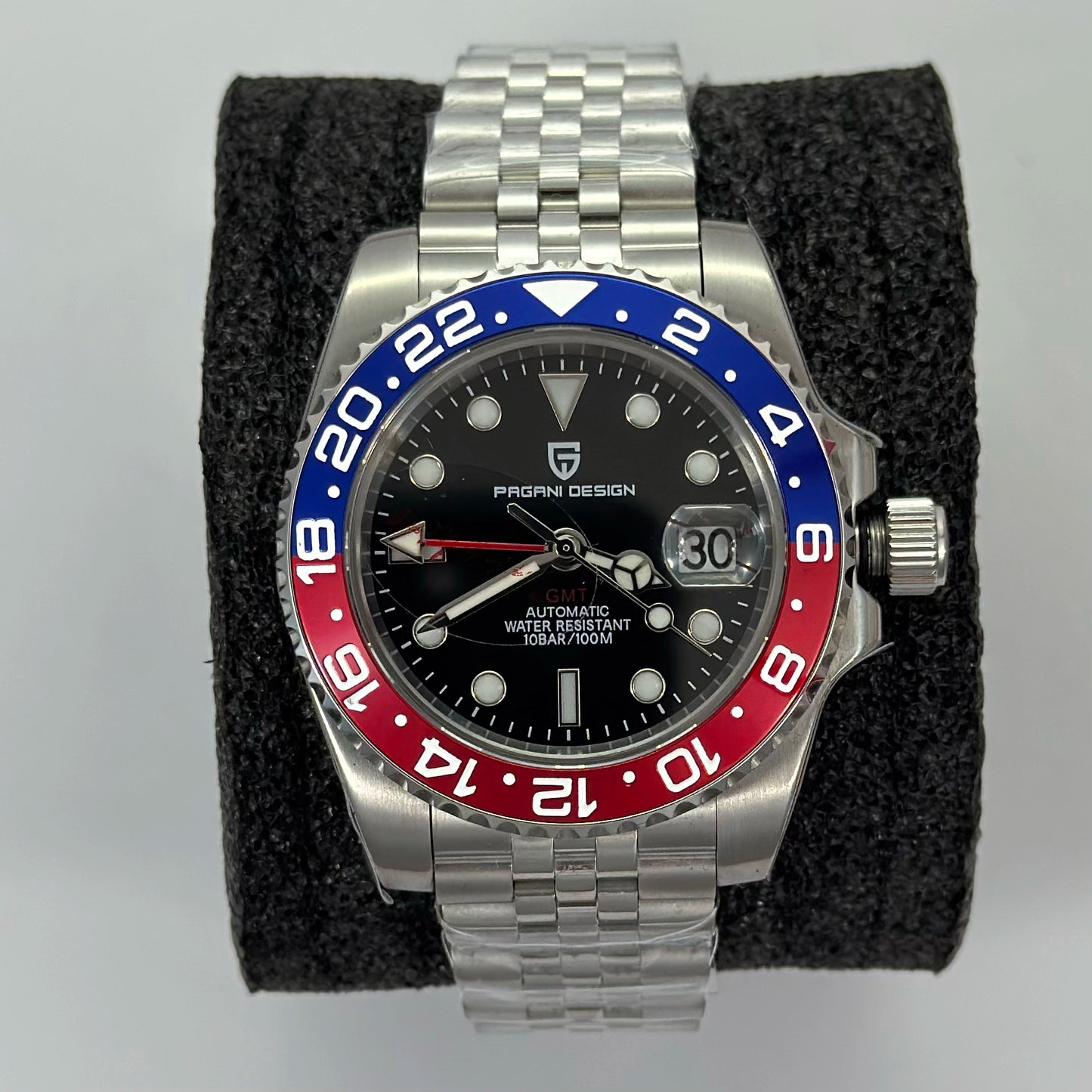 Reloj Automático PAGANI DESIGN GMT MASTER II Jubilee Pepsi (PD1662)