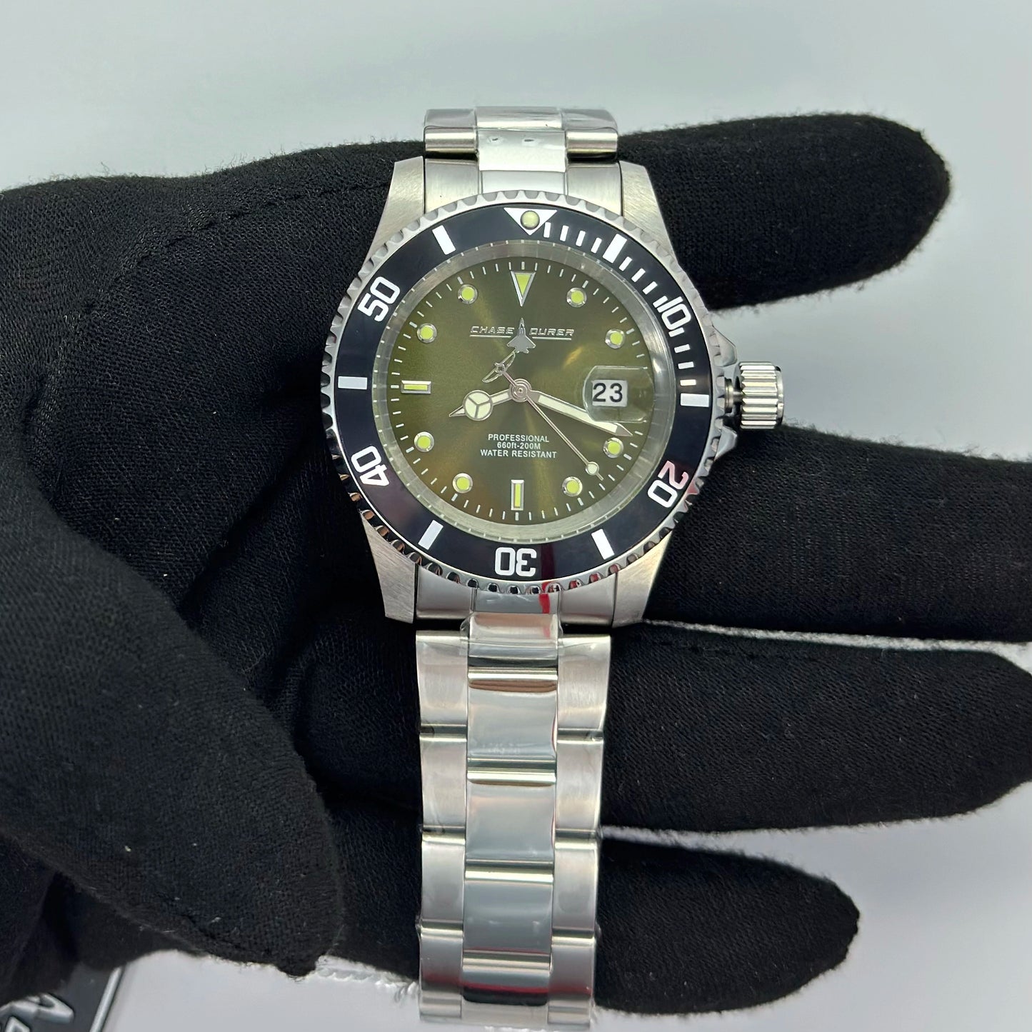 Reloj CHASE DURER Submarino SteelGreen Submarino 200 Metros 40mm