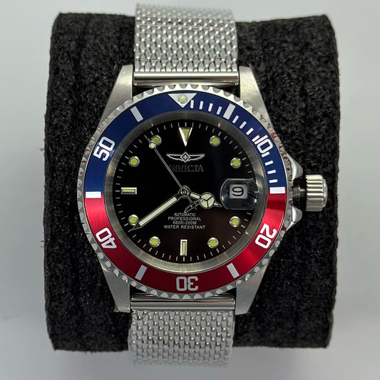 Reloj Automático INVICTA Pro Driver Apex Submarino Pepsi 200 Metros 40mm