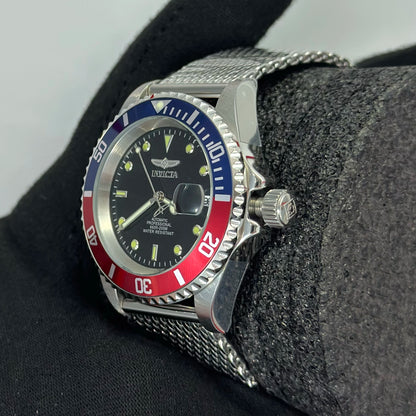 Reloj Automático INVICTA Pro Driver Apex Submarino Pepsi 200 Metros 40mm