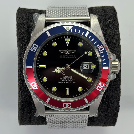 Reloj Automático INVICTA Pro Driver Submarino Pepsi 200 Metros 47mm