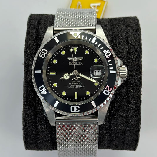 Reloj Automático INVICTA Pro Driver Apex Submarino Black 200 Metros 40mm