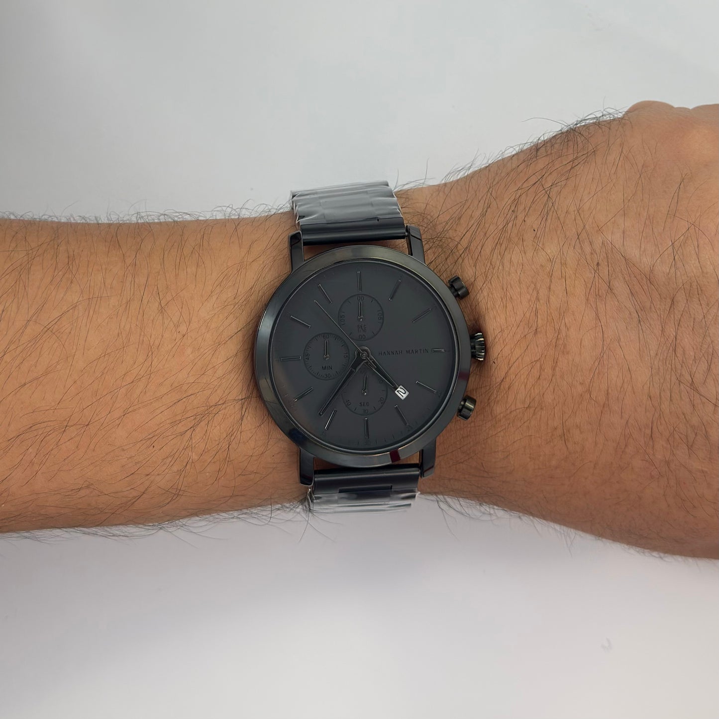 Reloj HANNAH MARTIN Acero Inox Dark Original