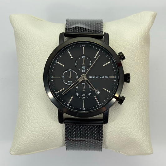 Reloj HANNAH MARTIN Minimalist Noir