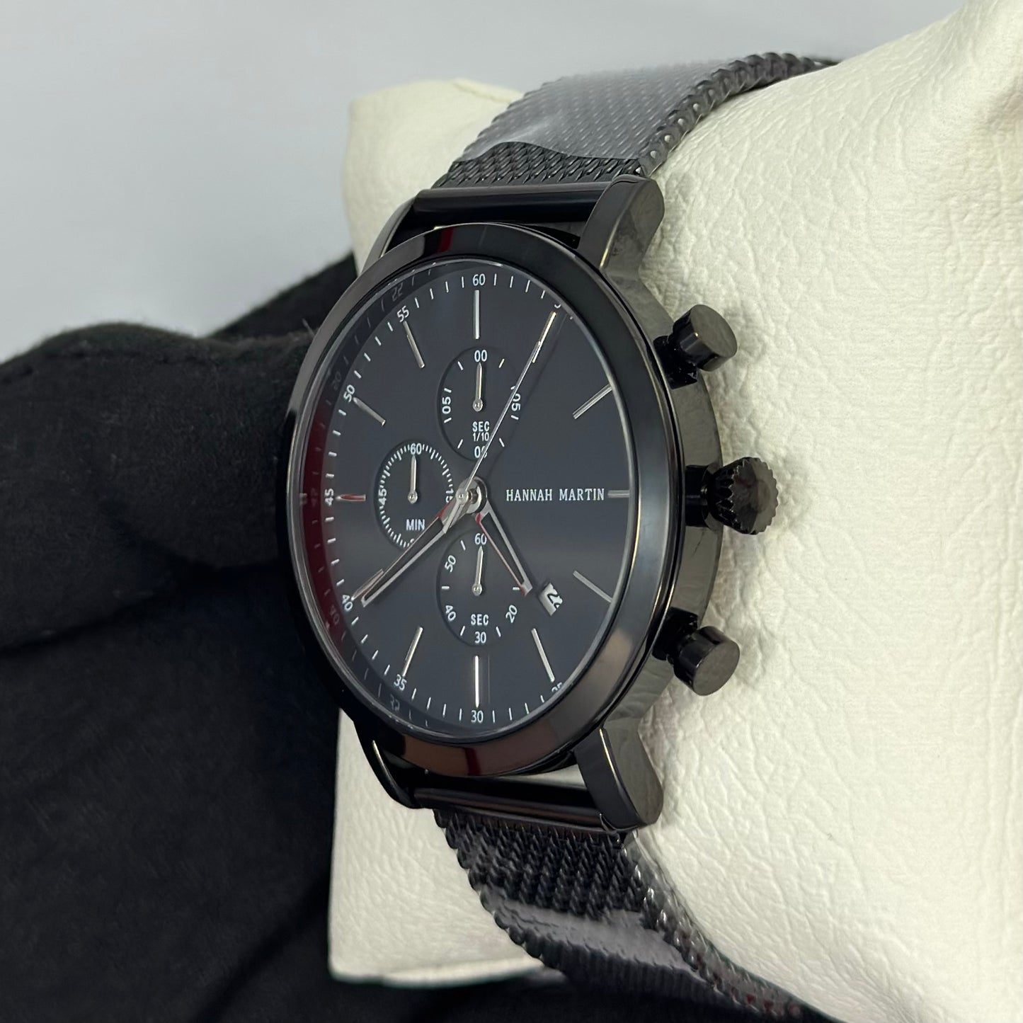 Reloj HANNAH MARTIN Minimalist Noir
