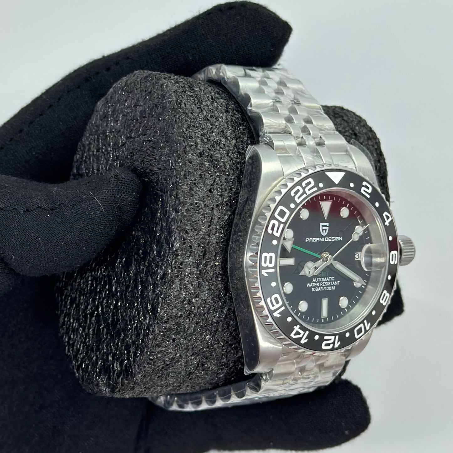 Reloj Automático PAGANI DESIGN GMT MASTER Jubilee Noir (PD1662)
