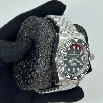Reloj Automático PAGANI DESIGN GMT MASTER Jubilee Noir (PD1662)