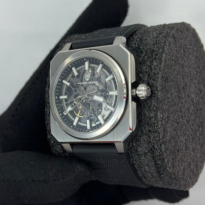 Reloj Automático PAGANI DESIGN Skeleton Black (PD1791)