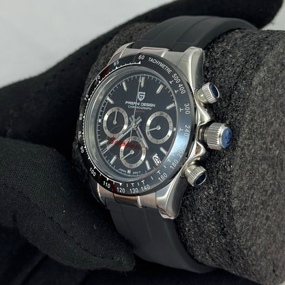 Reloj PAGANI DESIGN Daytona Silver Black (PD1644)