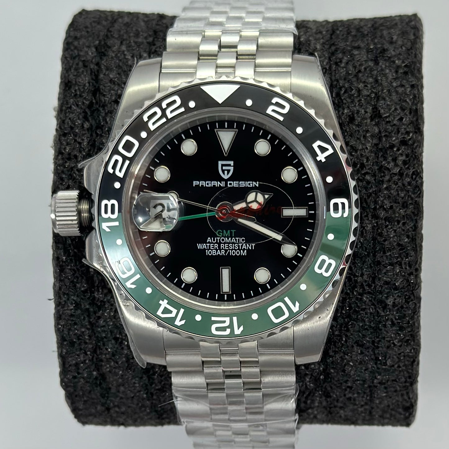 Reloj Automático PAGANI DESIGN GMT MASTER II Jubilee Sprite (PD1662)