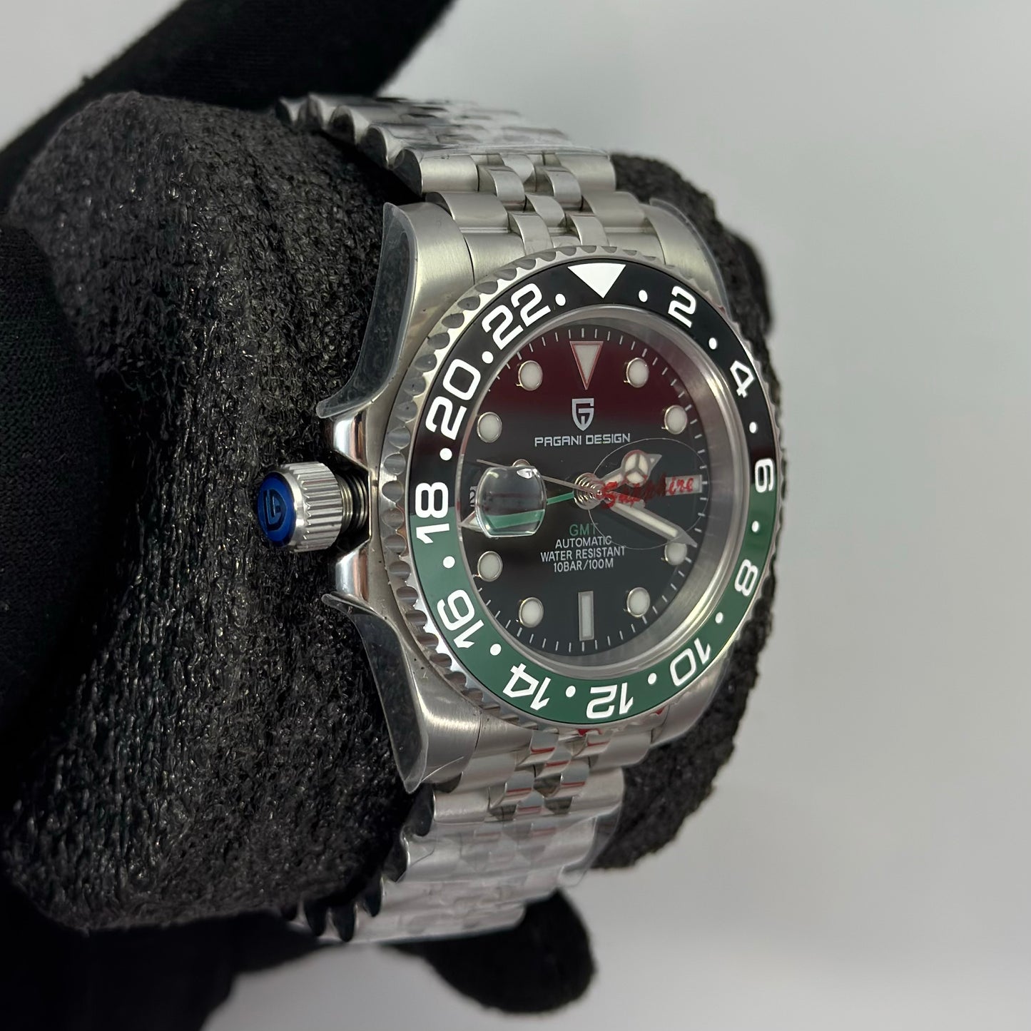 Reloj Automático PAGANI DESIGN GMT MASTER II Jubilee Sprite (PD1662)