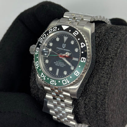 Reloj Automático PAGANI DESIGN GMT MASTER II Jubilee Sprite (PD1662)