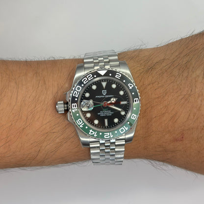 Reloj Automático PAGANI DESIGN GMT MASTER II Jubilee Sprite (PD1662)