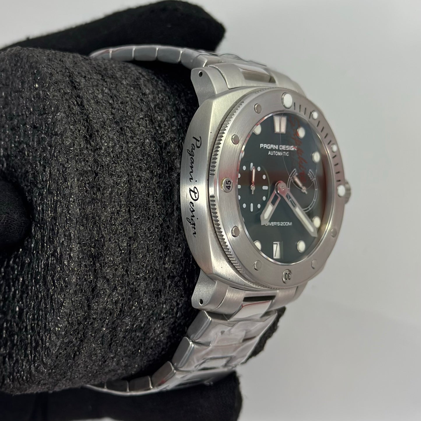 Reloj Automático PAGANI DESIGN Submersible Green Militar (PD1767)