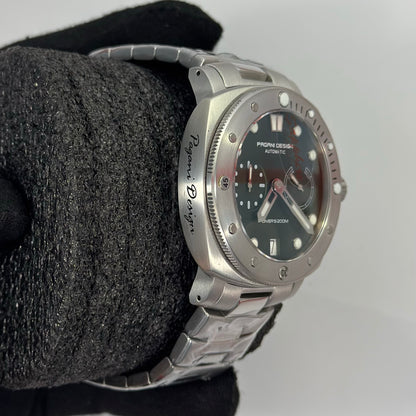 Reloj Automático PAGANI DESIGN Submersible Green Militar (PD1767)