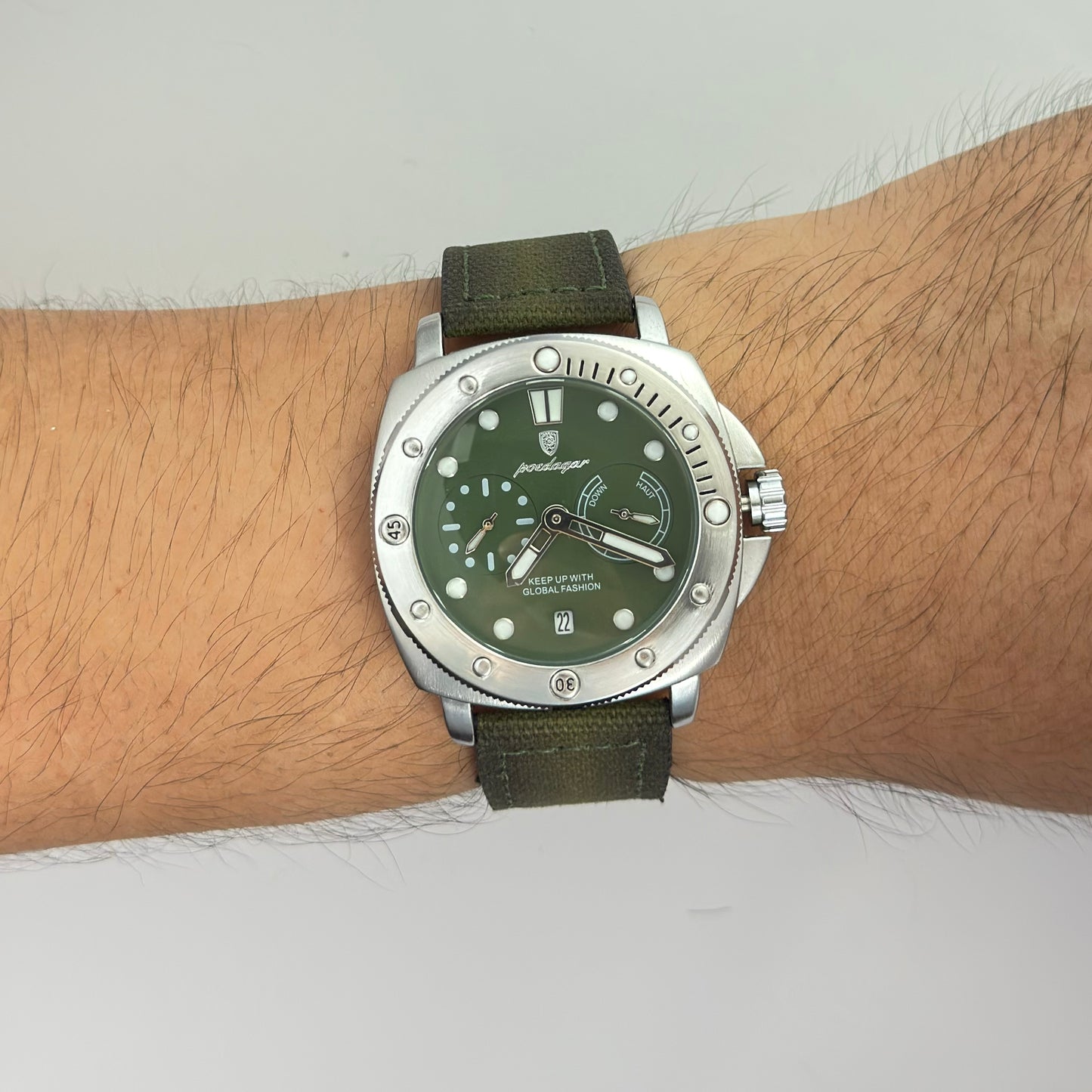 Reloj POEDAGAR Militar Estilo Submariner