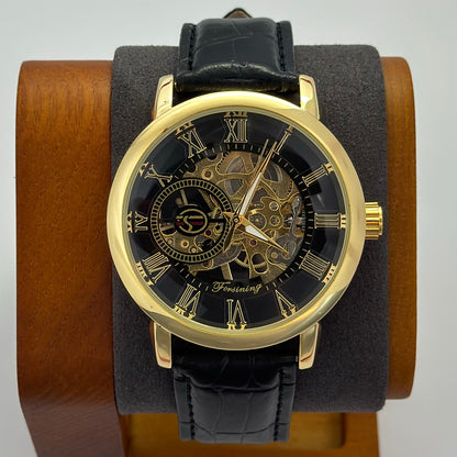 Reloj FORSINING Mecánico Skeleton Cuero